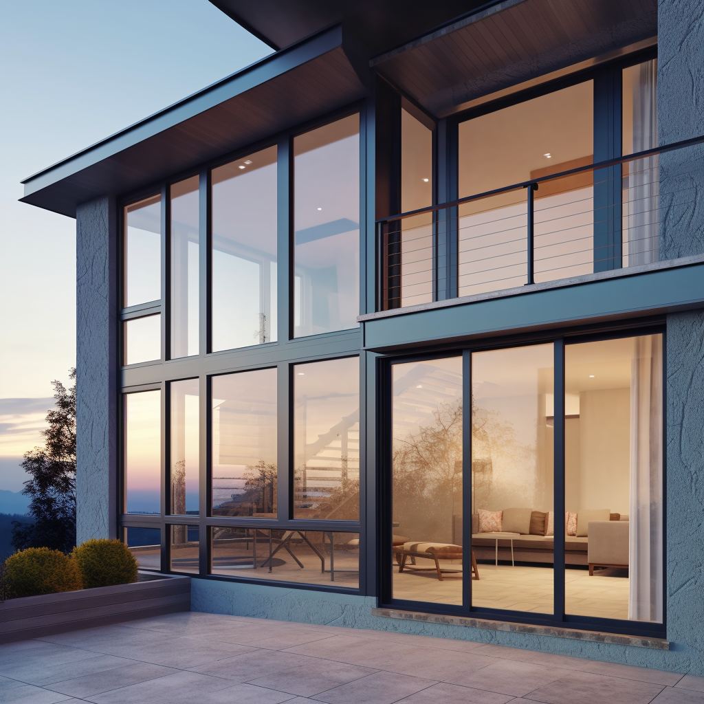 Modern aluminium windows and doors